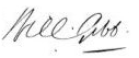 signature of William Gibb